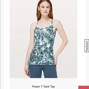 Lululemon Power Y Tank, size 6. NWOT